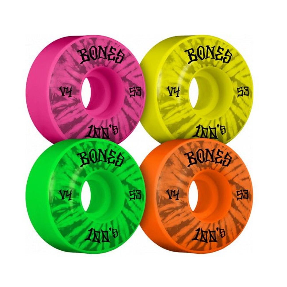 Ruedas skate Bones Original formula V4 party pack 100a 53mm  ~ STREET WARS