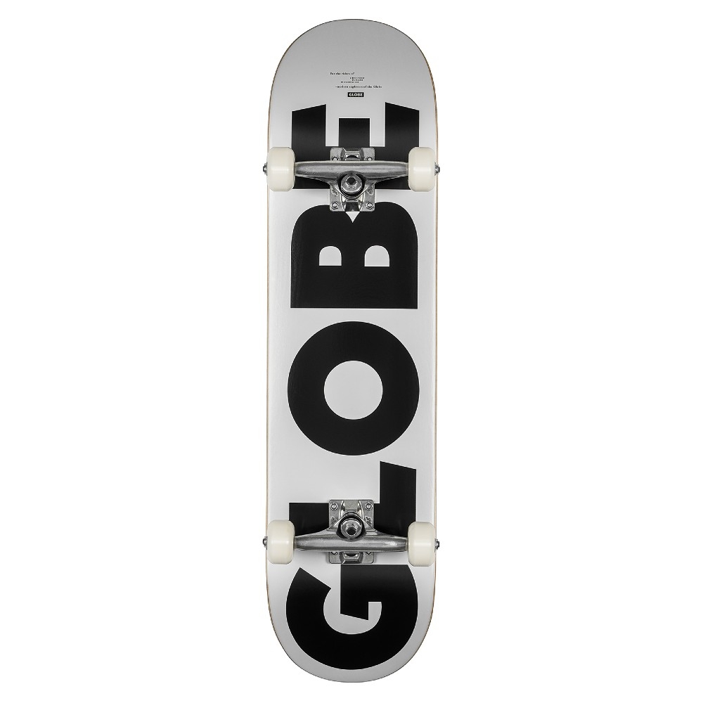 Skate completo Globe Fubar white black 8.0 ~ STREET WARS