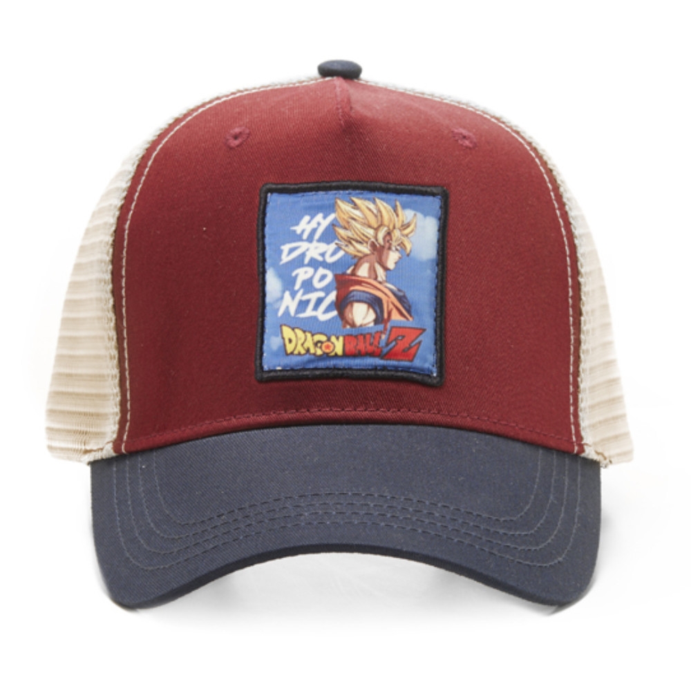 Gorra Hydroponic x Dragon Ball super sayan burgundy navy ~ STREET WARS