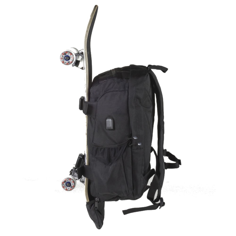 Mochila skate Hydroponic Kenter black ~ STREET WARS