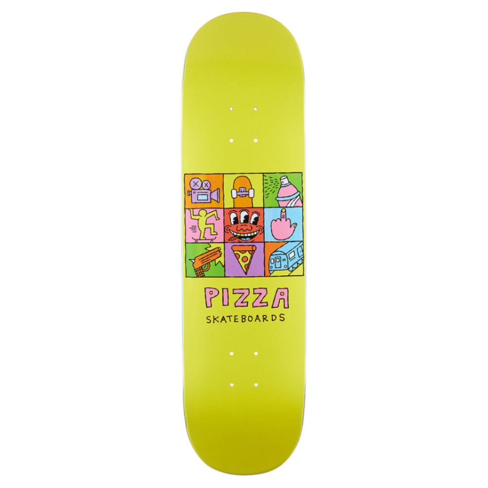 Tabla skate Pizza Keith 8.375 ~ STREET WARS